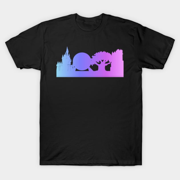 Four Parks T-Shirt by PrinceHans Designs